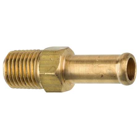 Ags Brass Rigid Male Hose Clamp, 3/8 Hose, Male (1/4 NPT), 1/bag CHF-17B